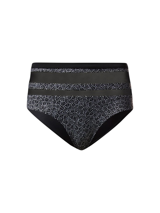 lululemon athletica Other - Lululemon Go With The Flow High Waist Freckle Flower Bikini Bottom Black White